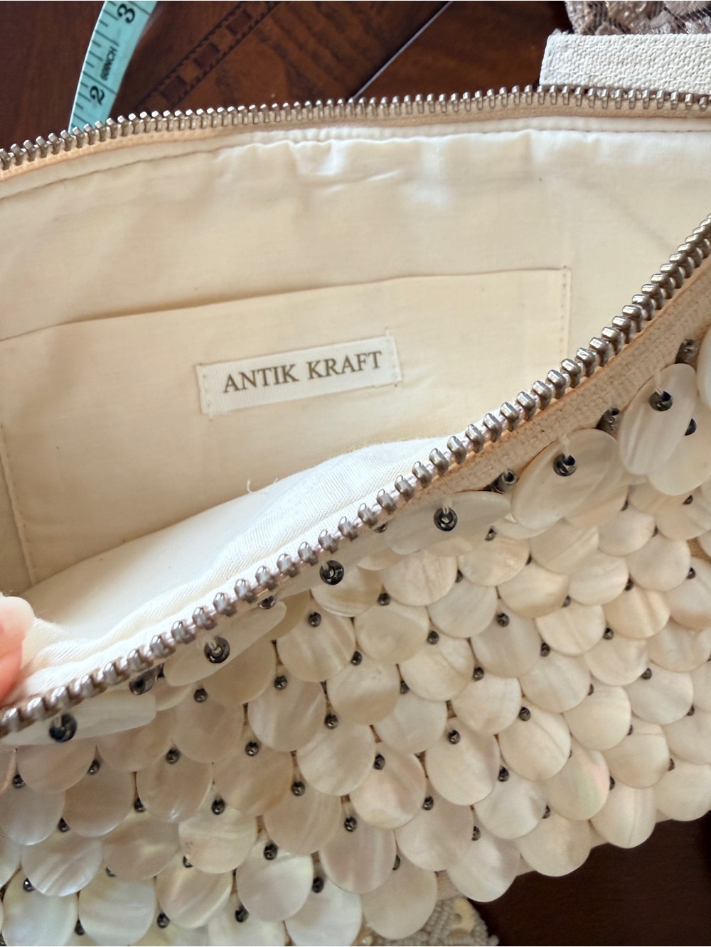 Mother of Pearl Shell Clutch - Picture 7 of 7